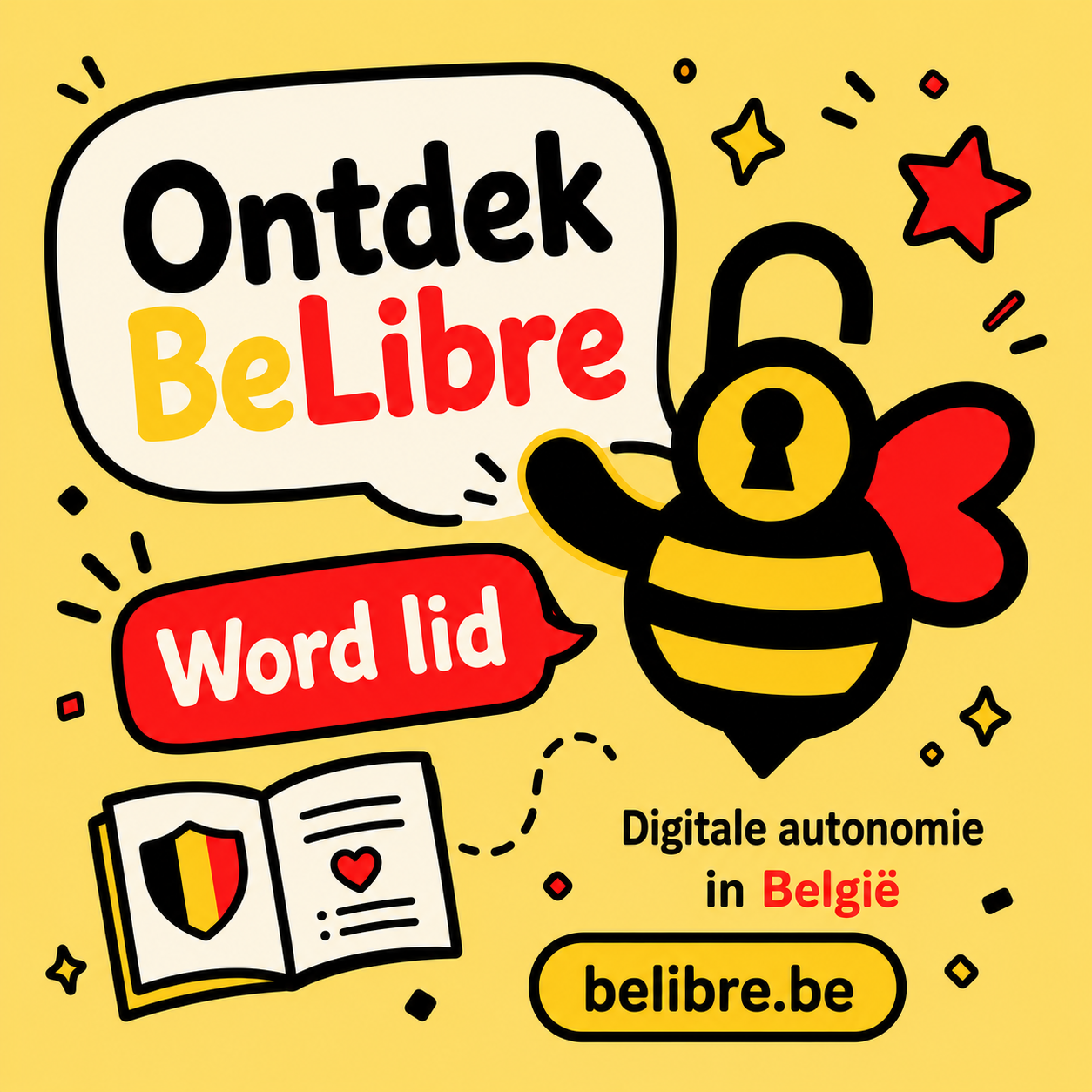 Ontdek BeLibre - word lid